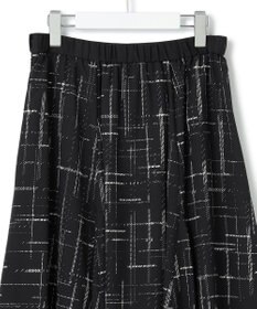 23区 【洗える】モノクロトーンプリント スカート