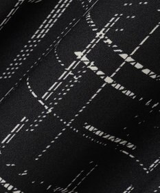 23区 【洗える】モノクロトーンプリント スカート