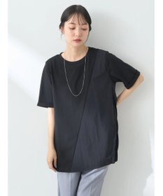 earth music&ecology プリーツドッキングチュニック