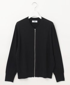 J.PRESS LADIES 【洗える】ニット ブルゾン