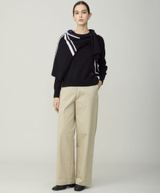 ICB 【30th ANNIVERSARY】 カシミヤブレンド 配色デザインプルオーバー