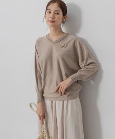 組曲 S 【前後着用可】ニューシックニットＶネック プルオーバー