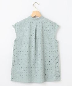 組曲 L エンブロイダリーレースノースリーブ ブラウス