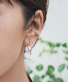 Pisceans フロウラインイヤリング （パール）