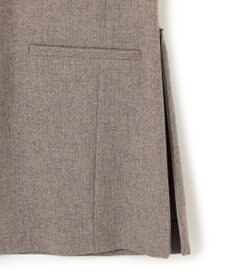 uncrave ウォッシャブルウールライクツイル ジレ