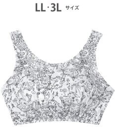 tsumori chisato SLEEP ツモリチサト ナイトアップブラ ノンワイヤー ベア天竺素材(身生地) 3Lまで対応 大きいサイズ ナイトブラ レディース UBX410 /ワコール