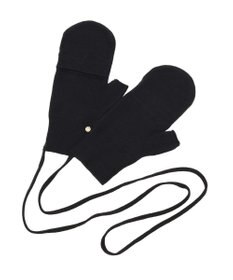 earth music&ecology チャーム付きニットミトン