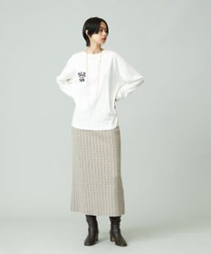 J.PRESS YORK STREET 【WOMEN】ANTI PILLING  JACQUARD スカート