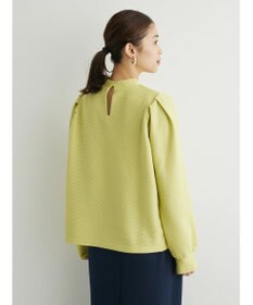 Green Parks リップル袖タックボリュームプルオーバー