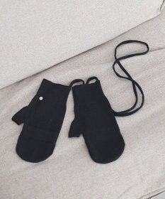 earth music&ecology チャーム付きニットミトン