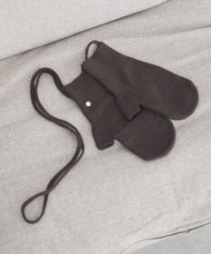 earth music&ecology チャーム付きニットミトン