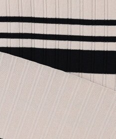 J.PRESS LADIES L 【洗える】レーヨンエリートストレッチ ボーダー ニット