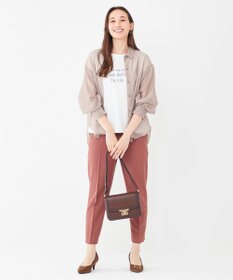 ANY SIS 【洗える】シアー シャツ