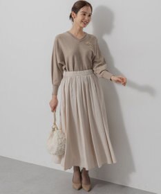 組曲 S 【前後着用可】ニューシックニットＶネック プルオーバー