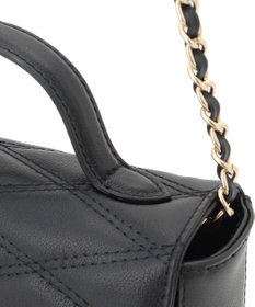 23区 キルティング トップハンドル ショルダーバッグ