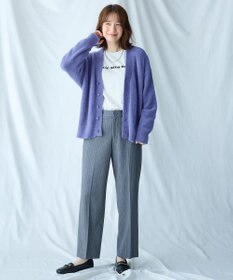 ANY L 【洗濯機可/ウエストゴム/２ＷＡＹストレッチ】テーパードパンツ