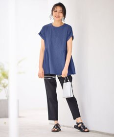 ANY L フクレジャージチュニック