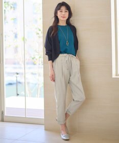 ANY 【洗濯機可/接触冷感/アンチピリング】シアーニットボレロカーディガン