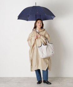 MOONBAT POLO RALPH LAUREN（ポロ ラルフローレン)ドット×ロゴ 雨傘 長傘