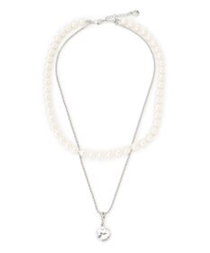 23区 コインモチーフ パール チェーン ネックレス