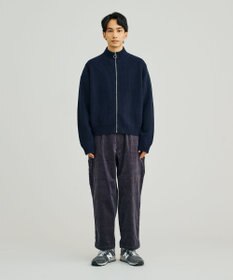 J.PRESS YORK STREET 【UNISEX】ウールカシミヤ ジップアップニット