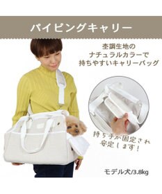 PET PARADISE ペットパラダイス 四角キャリーバッグ  小型犬 パイピング