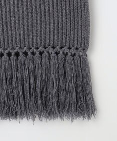 23区 【SLOW/一部店舗限定】ニットトータル フリンジ ネックウォーマ―