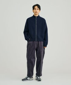 J.PRESS YORK STREET 【UNISEX】ウールカシミヤ ジップアップニット