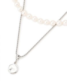 23区 コインモチーフ パール チェーン ネックレス
