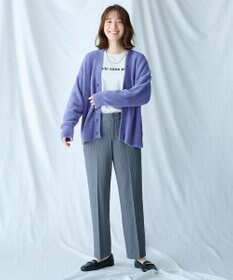 ANY L 【洗濯機可/ウエストゴム/２ＷＡＹストレッチ】テーパードパンツ