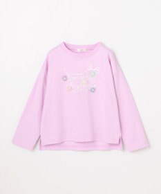 ANY KIDS 【綿100%】ロゴプリント 長袖Tシャツ