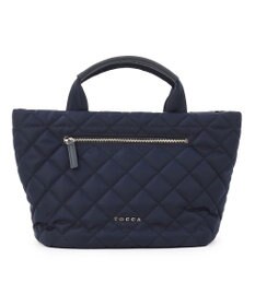 TOCCA TRACE PAVE FASTENER TOTE ナイロンキルトバッグ