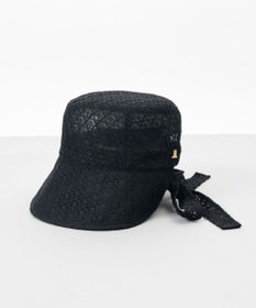 AURORA 【 LANVIN en Bleu （ランバン オン ブルー）】レースボンネット風クロッシェハット