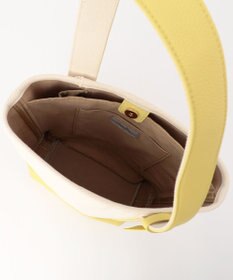 UNBILLION cachecache ワンハンドルバケツ型パーテーショントートバッグ