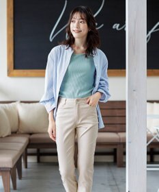 Tiaclasse 【新色追加・洗える】アンクルテーパードパンツ