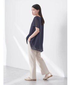 earth music&ecology シアードッキングＡラインチュニック