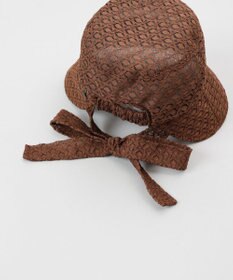 AURORA 【 LANVIN en Bleu （ランバン オン ブルー）】レースボンネット風クロッシェハット