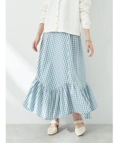 earth music&ecology イレヘムチェックスカート
