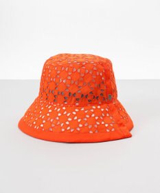 AURORA 【 LANVIN COLLECTION（ランバン コレクション） 】レースJL切り替えクロッシェハット