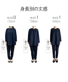 #Newans 【洗濯機可能】タックネックブラウス