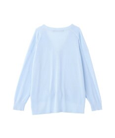 YECCA VECCA ハイゲージミドル丈Vネックカーディガン