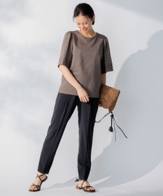 自由区 【洗える・XSサイズあり】ライト2WAYストレッチテーパード パンツ