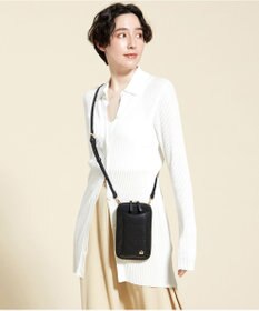 LA BAGAGERIE 【レザー×ステッチ】スマホポシェット