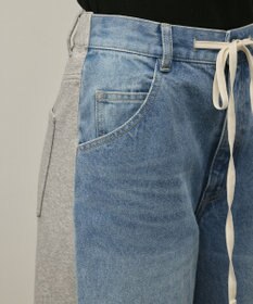 GRACE CONTINENTAL コンビドロストデニムパンツ