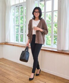 WEGO 【WEB限定/2025年秋冬新作//洗濯可/MLサイズ展開/ユニセックス着用ITEM】ドロップショルダーカーディガン