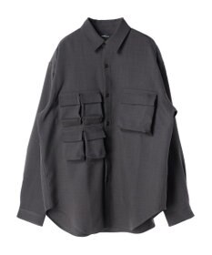 CRAFT STANDARD BOUTIQUE ポリエステルツイルポケッタブルシャツ