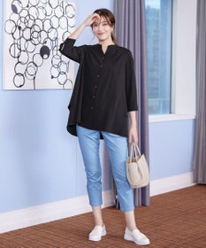 Tiaclasse 【新色追加・洗える】アンクルテーパードパンツ