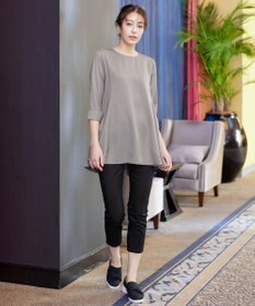 Tiaclasse 【新色追加・洗える】アンクルテーパードパンツ