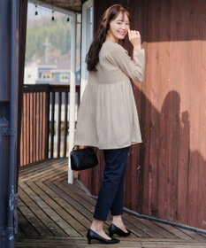 Tiaclasse 【新色追加・洗える】アンクルテーパードパンツ