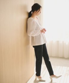 #Newans 【ANSWER for ほど甘トレンド】スクエアネックペプラムブラウス